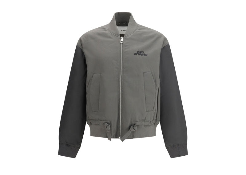 Axel Arigato Archer Logo Bomber Jacket Grey