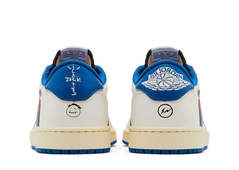 Jordan 1 Retro Low OG SP Fragment x Travis Scott Sail Military Blue
