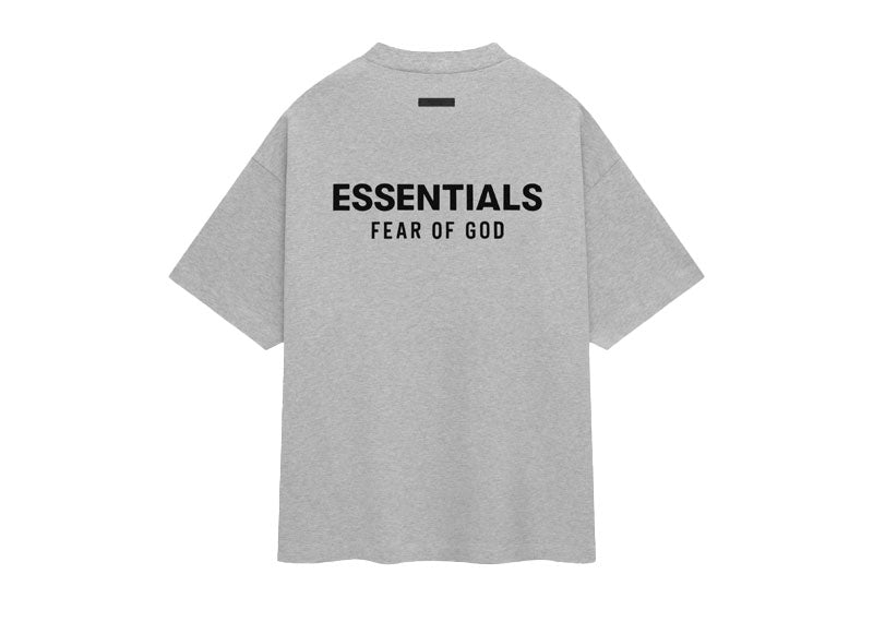 Fear of God Essentials Jersey Crewneck T-Shirt Light Heather Gray