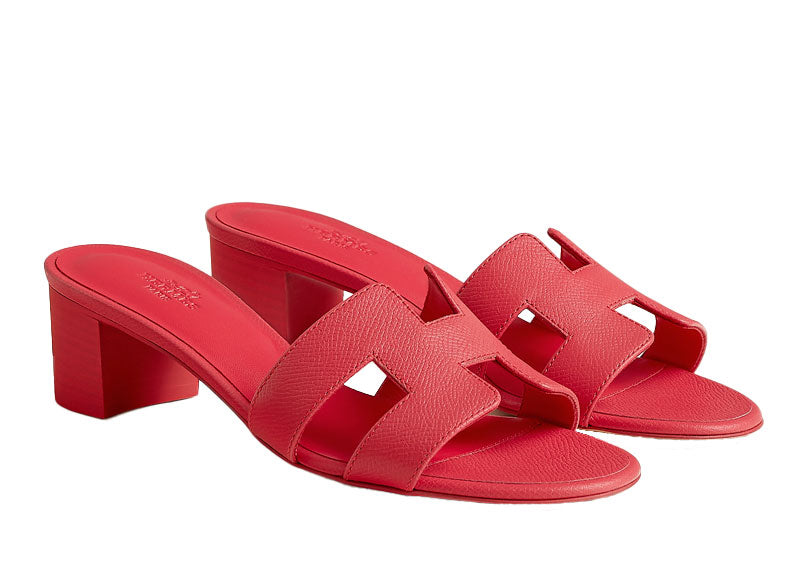 Hermes Oasis Sandal Rose Grenade