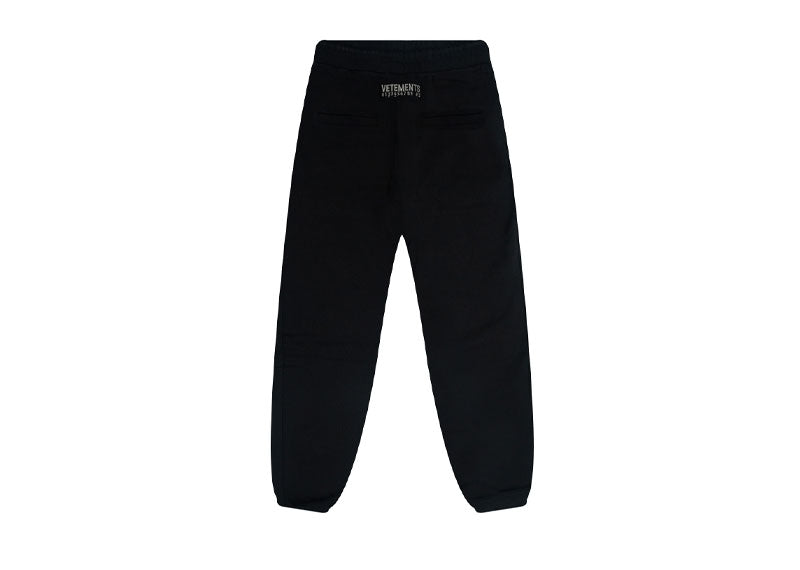 Vetements Shield Sweatpants Black