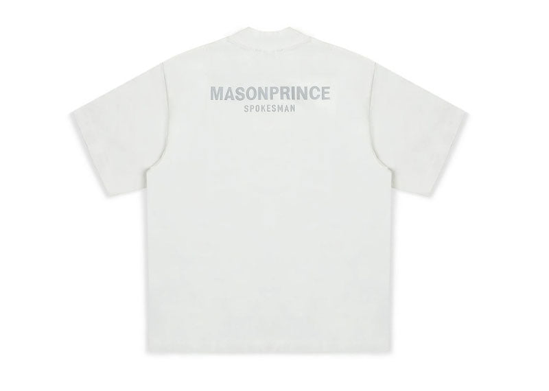 MASONPRINCE Spokeman 3M Reflective Short Sleeve T-Shirt White
