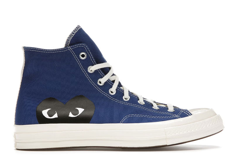 Converse Chuck Taylor All Star 70 Hi Comme des Garcons PLAY Blue Quartz