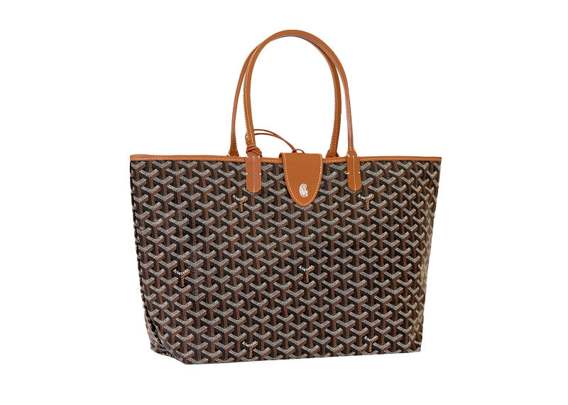 Goyard Saint Louis Tote (Black/Tan)