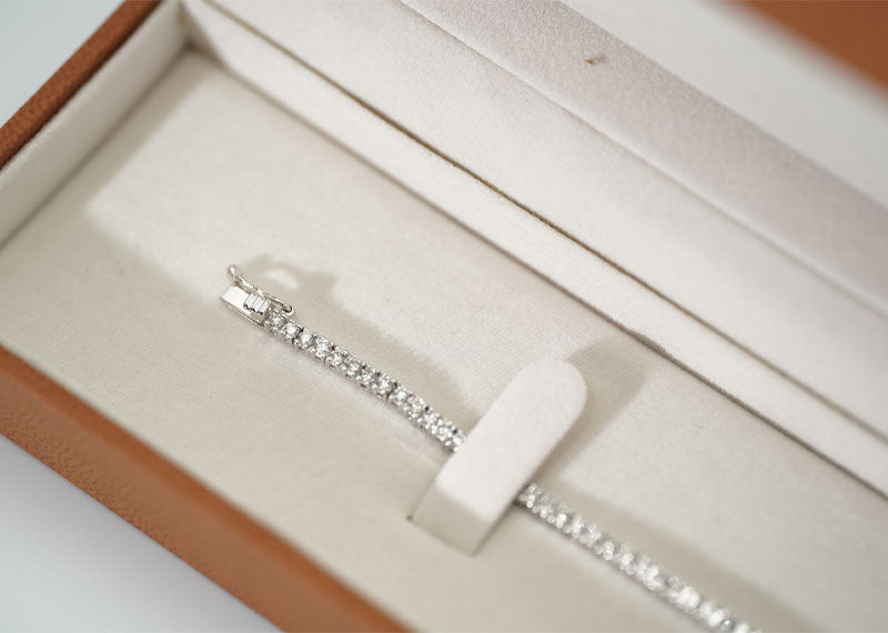 SOUL Bianca Royale Tennis 9ct White Gold Bracelet