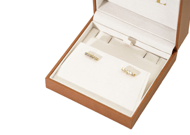 SOUL Linea Stud 9ct Yellow Gold Earrings