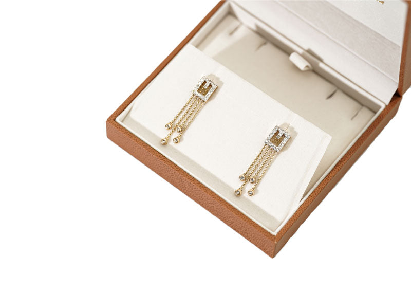 SOUL Milano Drop 9ct Yellow Gold Earrings