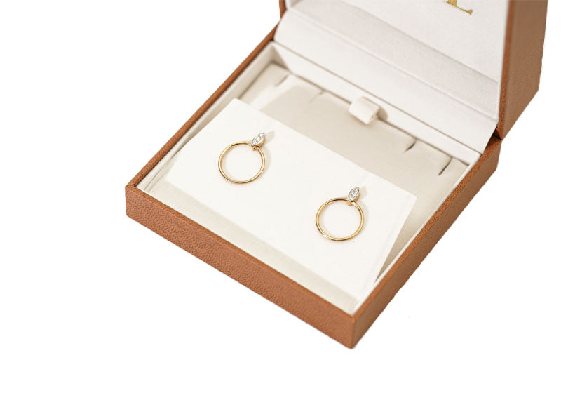 SOUL Mandorla 9ct Yellow Gold Earrings