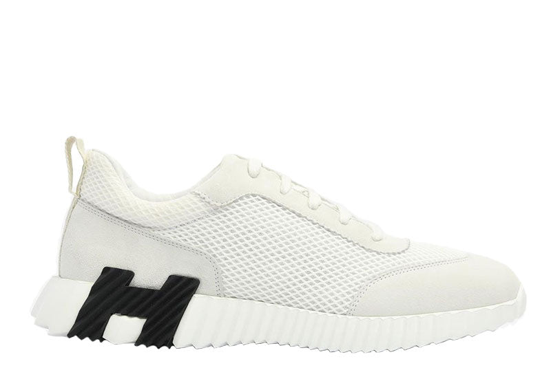 Hermes Bouncing Sneaker Technical Mesh Blanc Noir