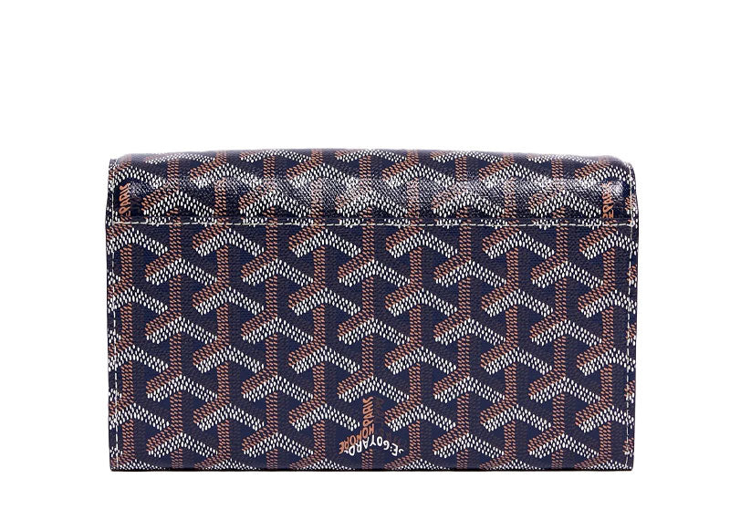 Goyard Varenne Continental Wallet Navy Blue