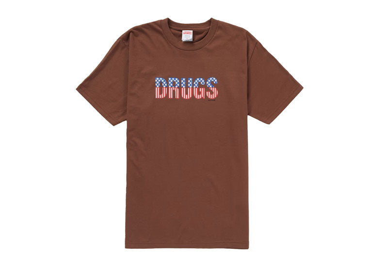 Supreme Drugs T-Shirt Brown