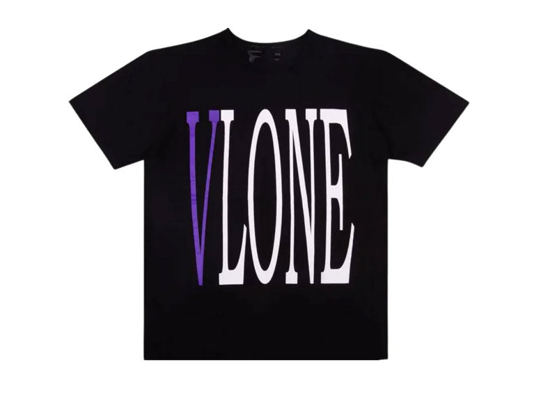 Vlone Staple T-Shirt Black/Purple | Soul Gallery