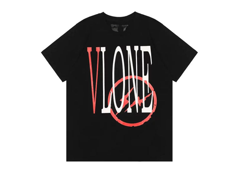 Vlone x Fragment Staple T-Shirt Black/Red