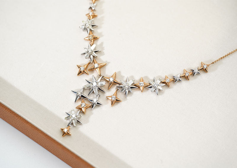 SOUL Fiore 18ct Two Tone Gold Necklace