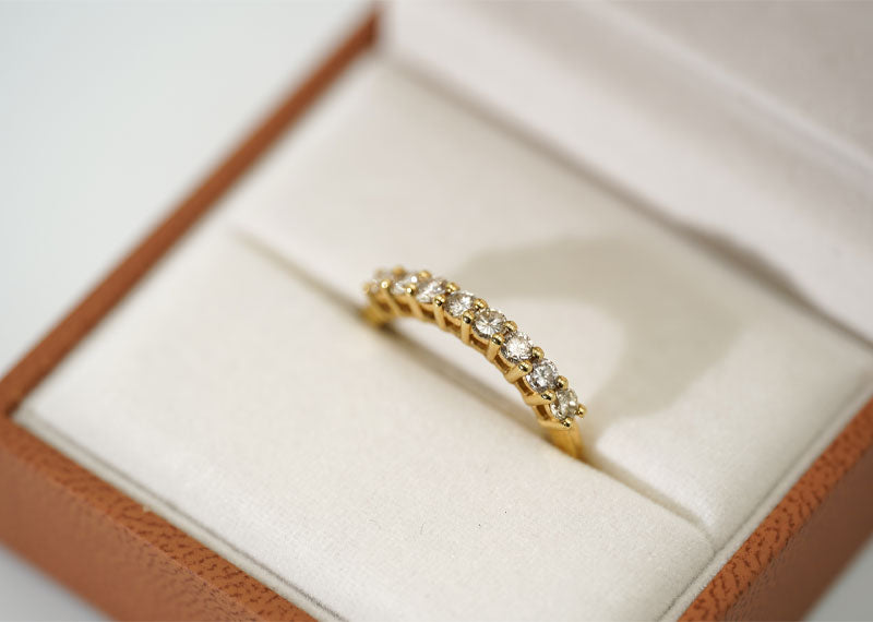 SOUL Luce Eight 9ct Yellow Gold Ring