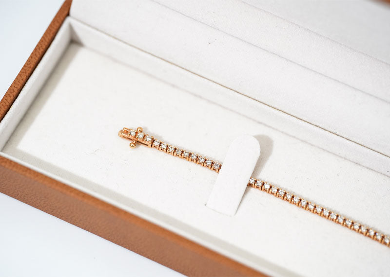 SOUL Rosa Tennis 18ct Rose Gold Bracelet