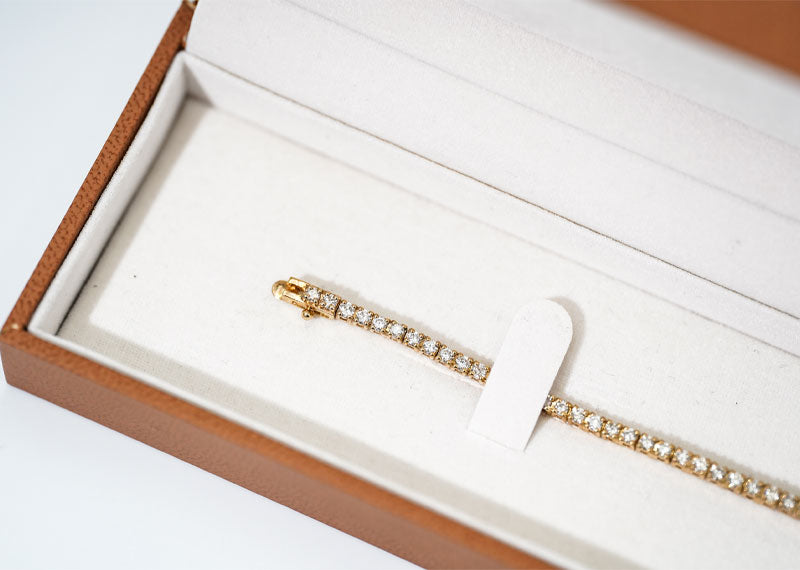 SOUL Luce Grande Tennis 9ct Yellow Gold Bracelet