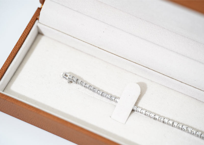 SOUL Bianca Grande Tennis 9ct White Gold Bracelet