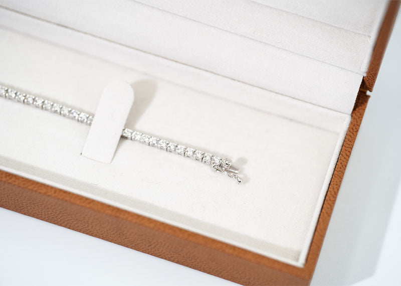 SOUL Bianca Grande Tennis 9ct White Gold Bracelet