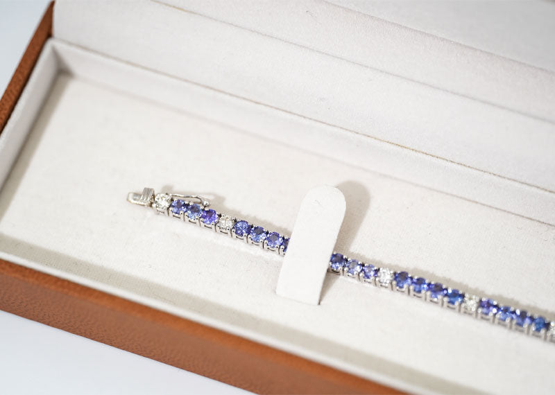 SOUL Azzura Tennis 18ct White Gold Bracelet