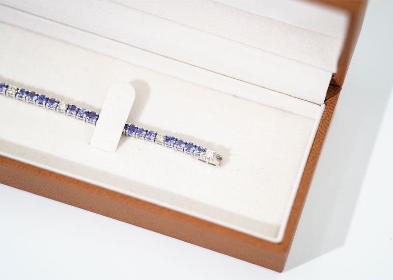 SOUL Azzura Tennis 18ct White Gold Bracelet