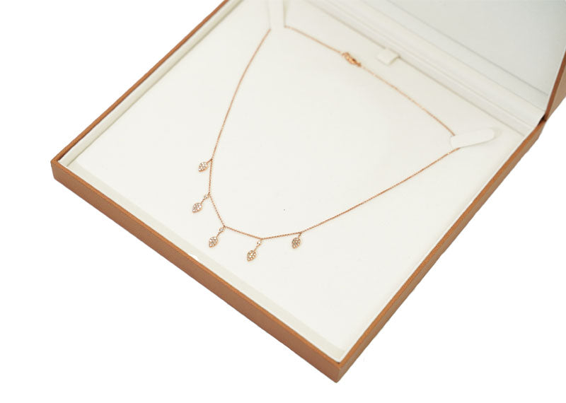 SOUL Rosetta Drop 9ct Rose Gold Necklace