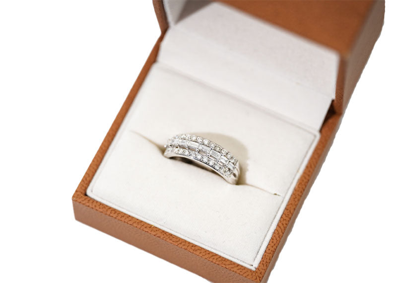 SOUL Tre Fascia 18ct White Gold Ring
