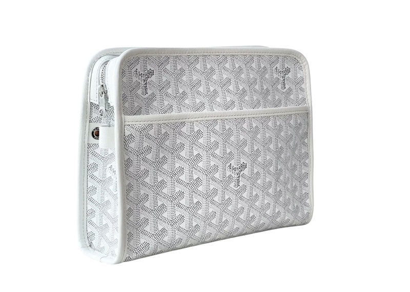 Goyard Jouvence Toiletry Bag PM White