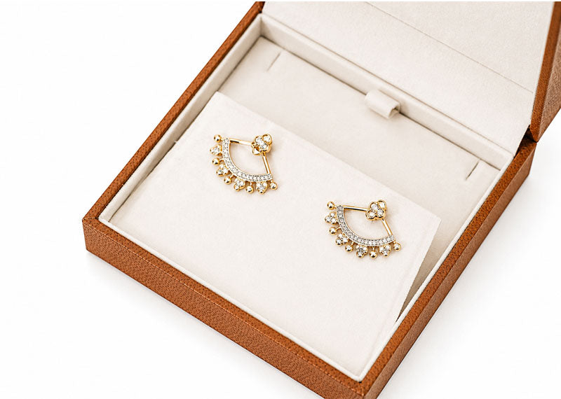 SOUL Ventaglio 9ct Yellow Gold Earrings