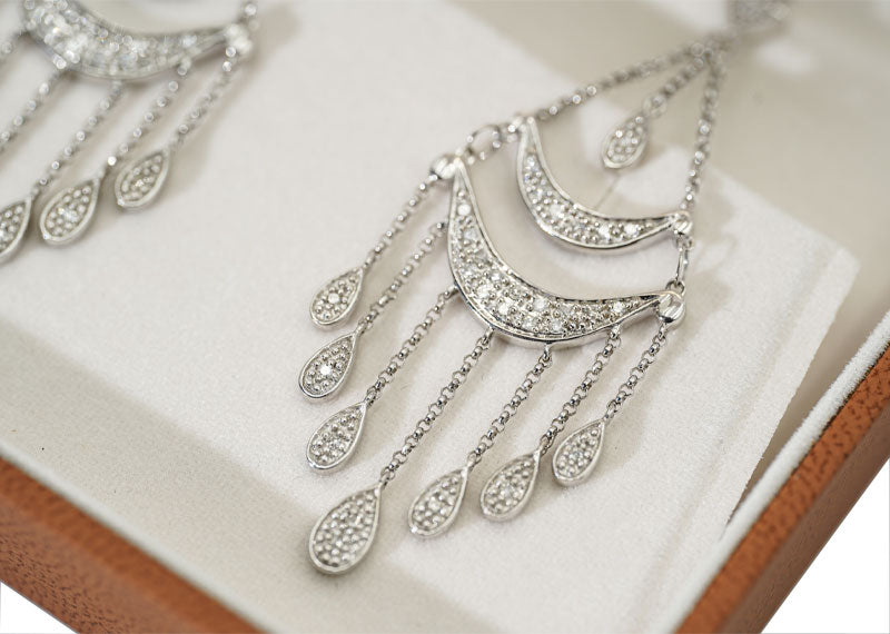 SOUL Sogno Bianca 9ct White Gold Earrings
