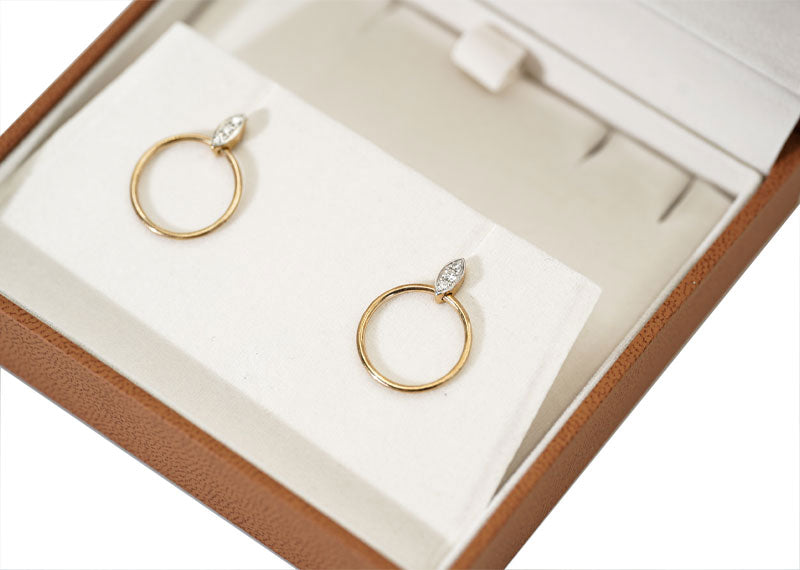 SOUL Mandorla 9ct Yellow Gold Earrings