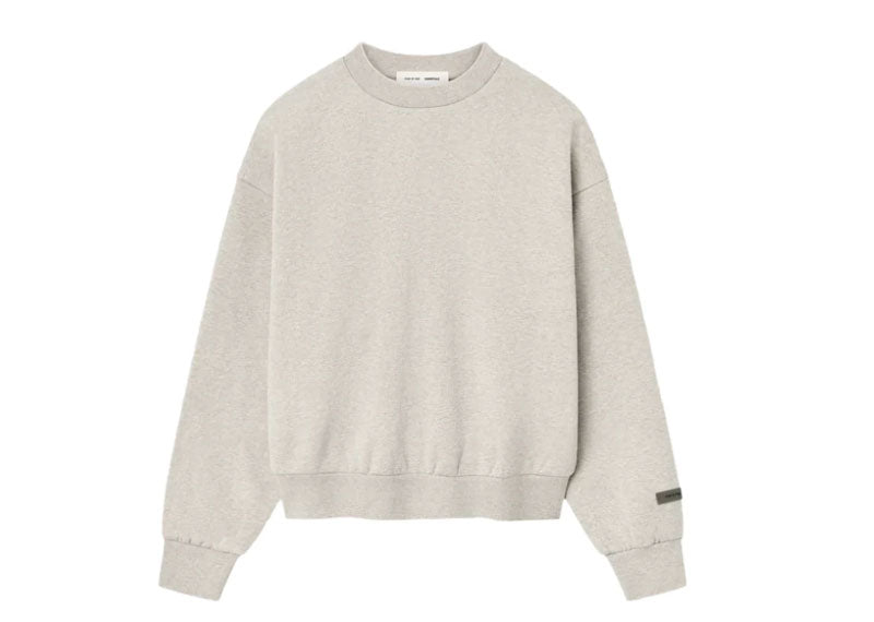 Fear of God Essentials Classic Fleece Crewneck Heather Stone