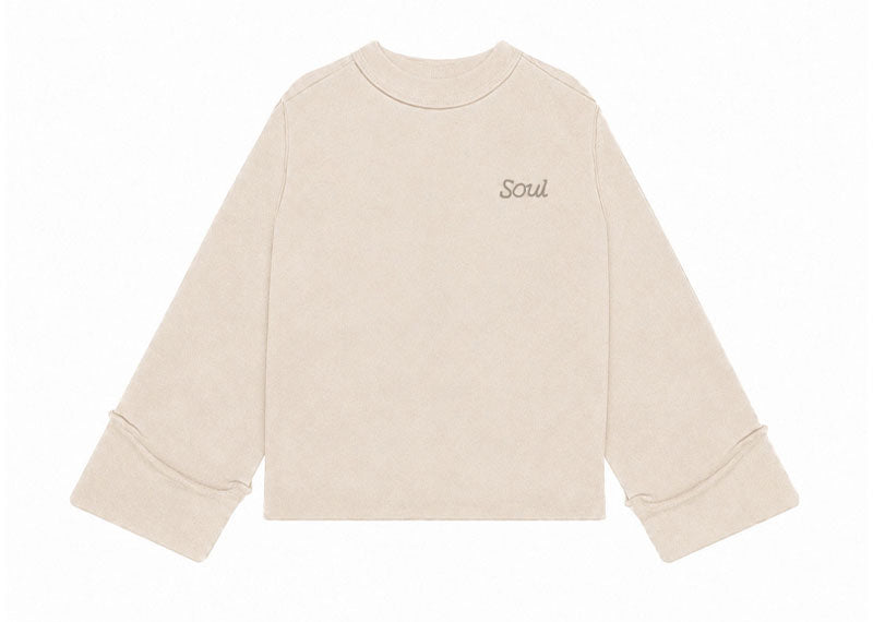 SOUL Premium Fleece Sweater Warm Cream (AW25)