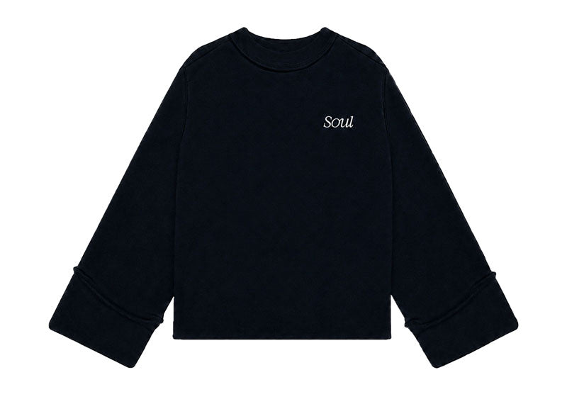 SOUL Premium Fleece Sweater Black (AW25)