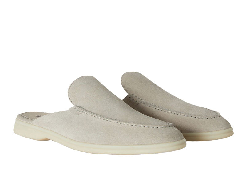 Loro Piana Babouche Walk Loafer Suede Classic Beige