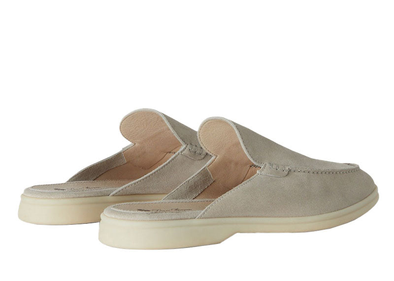 Loro Piana Babouche Walk Loafer Suede Classic Beige