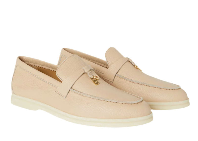 Loro Piana Summer Charms Walk Deerskin Natural Light Camel