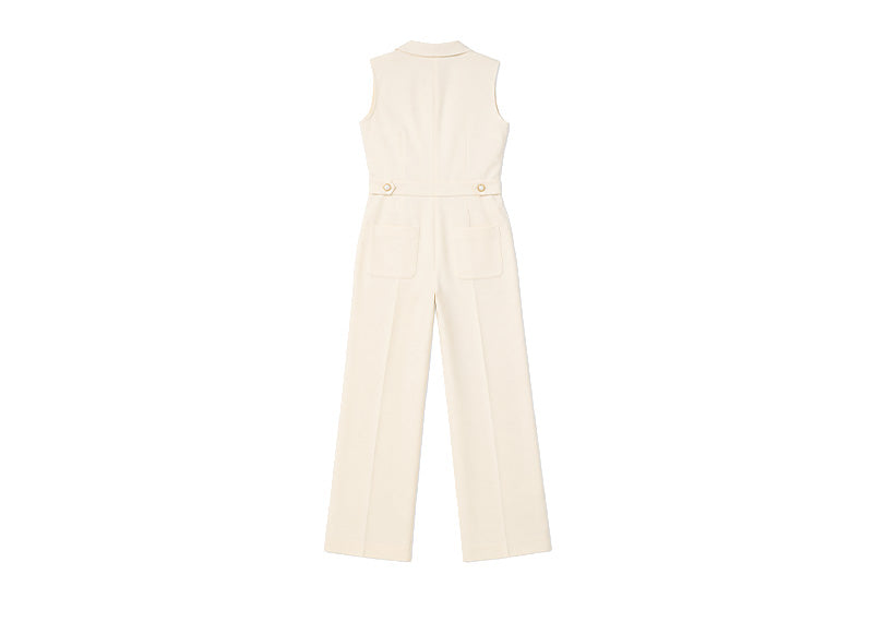Diane Paris Joseph Long Jumpsuit Cream
