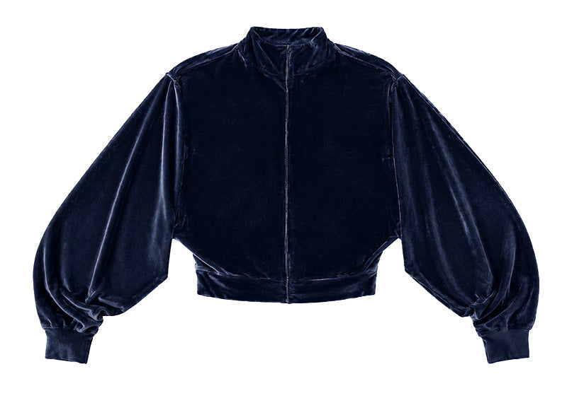 Diane Paris Kimono Top Navy Velvet