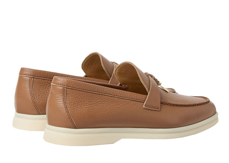 Loro Piana Summer Charms Walk Loafers Deerskin Colour Vicuna