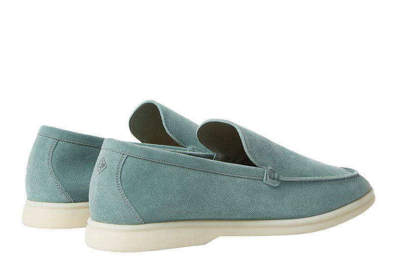 Loro Piana Summer Walk Loafer Suede Shamrock