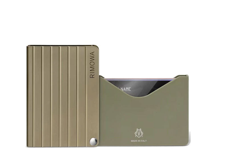 Rimowa Original Small Goods Aluminium Card Holder Titanium