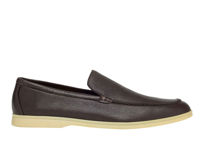 Loro Piana Summer Walk Deerskin Very Dark Brown