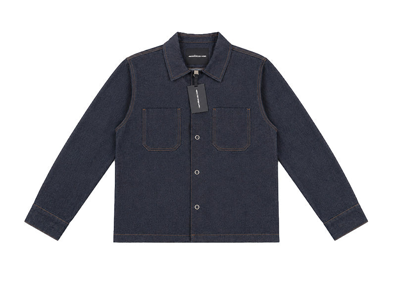 Maniere De Voir Denim Shirt Indigo