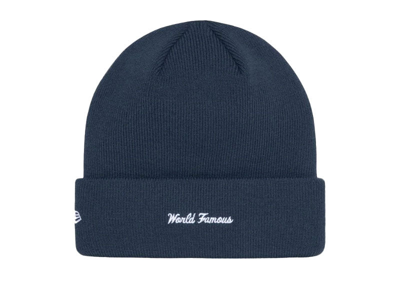 Supreme New Era Box Logo Beanie Navy (FW24)