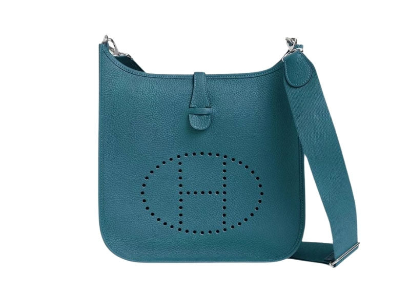 Hermes Evelyne III 29 Shoulder Bag Bleu Jean