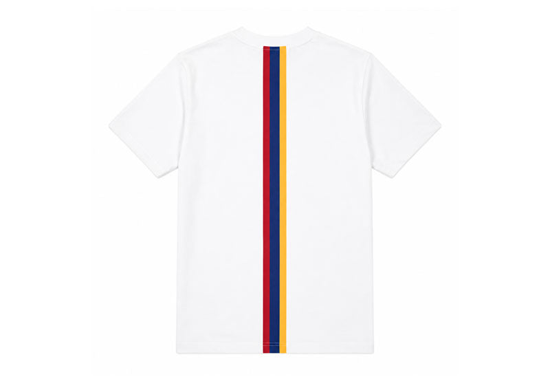 TSHEPO Flag Stripe T-Shirt White