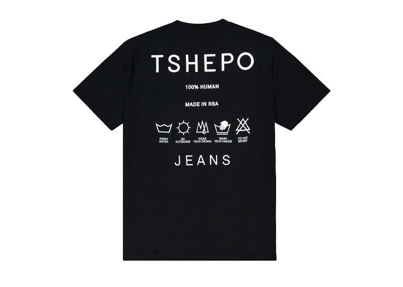 TSHEPO Self Care T-Shirt Black