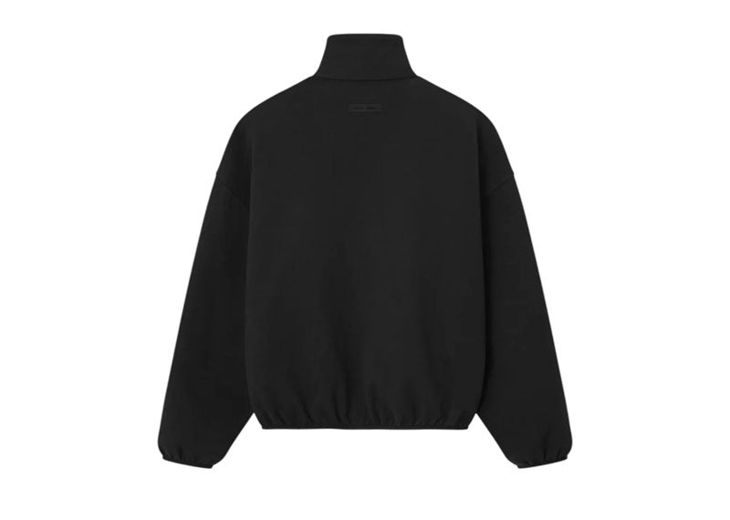 Fear of God Essentials Modern Piping Track Jacket Jet Black/Cloud White