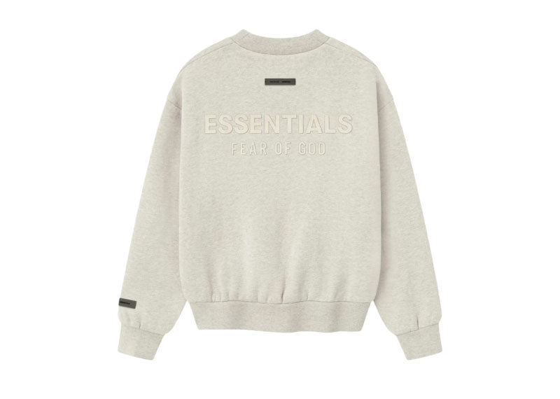 Fear of God Essentials Classic Fleece Crewneck Heather Stone